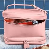 Cosmetic Case - Genuine Leather Makeup Bag