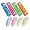 Remote Controller & Nunchuk Accessory Bundle Kit for Nintendo Wii - Premium 2 Tone Protective Silicon / Silicone Skin Cover Case "Colors may vary"