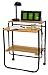 Furinno Metal Leg Computer Study Desk, Beech, 76025-NB/BK