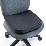 Kensington Memory Foam Seat Cushion, Black