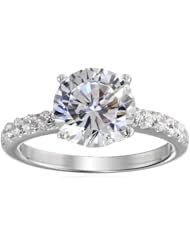 Sterling Silver Cubic Zirconia Ladies Ring