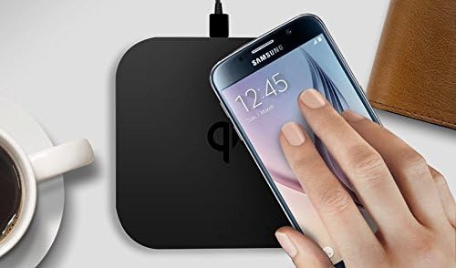 OCHEE® Smart QI Wireless Charger Ultra-Slim Charging Pad for Samsung S6 / S6 Edge, Moto Droid Turbo, Nexus 6, Nexus 5 /7(2013) / 4,Nokia Lumia 1020/ 920/928, MOTO Droid Maxx/Droid Mini, HTC Droid DNA, HTC Rzound, Blackberry Z30, Pentax WG-III camera, Samsung, Google, LG, HTC and Other Qi-Enabled Phones and Tablets(OE3C-03) (Black)