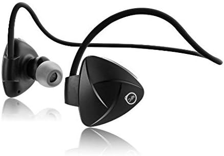 Azpow SH03D Running,Sport Wireless Bluetooth 4.0 Headphones ,light weight Behind the neck In ear Sports Headset/ Earpiece/ Headphones with Microphone NFC-Enabled ,hands-free calling (SH03D Black)