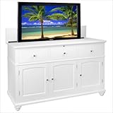 IMAGE OF Import Advantage Coastal Creations TV console with lift