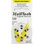 10 Packs (60 Batteries) I Cell Tech Size 10 Hearing Aid Batteries! 60 Batteries