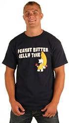 Family Guy Peanut Butter Jelly Time Navy T-shirt Tee