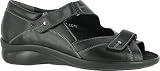 Durea Women's Fiona Orthotic Shoes,Black Calf,6 M US