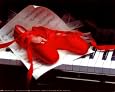 Ballet Shoes On Piano Dance Art Poster Print, 20x16