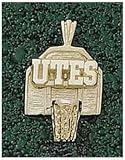 Logo Art Utah Utes 10K Gold Backboard Pendant