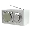 K�nig HAV-TR12 Retro Radio (tragbar, UKW-/MW-Tuner, 200 mW, RMS) wei�