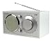 K&ouml;nig HAV-TR12 Retro Radio (tragbar, UKW-/MW-Tuner, 200 mW, RMS) wei&szlig;