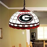 Georgia Bulldogs UGA Tiffany Hanging Bar Lamp