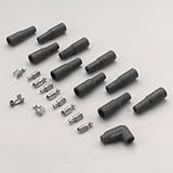 Taylor Cable 46052 LT1 180-Degree Black Spark Plug Boot with Terminals - Pack of 10