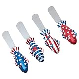 Boston Warehouse American Glitter Fish 4-Piece Spreader Set by Boston Warehouse