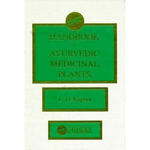 Click here to buy CRC Handbook of Ayurvedic Medicinal Plants by L. D. Kapoor.