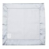 Baby Lovie Blue Flannel Blanket w/Satin