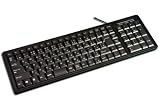 CELSUS PS/2�EUSB���Ή� ���{��108�L�[ �R���p�N�g&�X�����L�[�{�[�h �u���b�N CS-KM229B