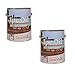 DeckWise Ipe Oil Hardwood Deck Semi-Transparent 250 VOC Natural Finish (Pack of 2, 1-Gallon Each)