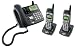 AT&T E5909B 5.8 GHz Analog Corded-Cordless 2 Handset Speakerphones with IDAD, CID/CW (Black)