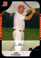 25 Different Baseball Cards of Jim Thome Display Album