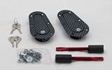AeroCatch Plus Flush Locking Hood Latch and Pin Kit - Black Carbon Fiber Look - Part # 120-3100