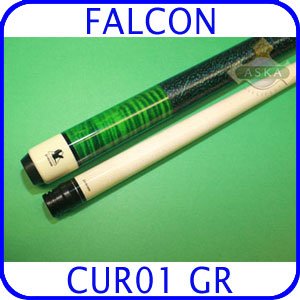 Billiard Pool Cue Stick Falcon CUR01GR FREE Cue Case