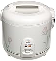 Zojirushi NSRNC-18A Automatic Rice Cooker and Warmer with Floral Imprint