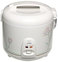 Zojirushi NSRNC-18A Automatic Rice Cooker and Warmer with Floral Imprint