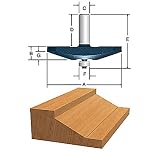 BOSCH 85638M Ogee Raised Panel Cutter 2-3/4-Inch Diameter 5/8-Inch Cut 1/2-Inch Shank Router Bit