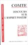 Discours sur l'esprit positif: Ordre et progr�s
