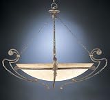 Fine Art Lamps 104742 Large Bowl Pendant - Belgian Manoir Traditional Indoor Lighting