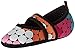 Nufoot Betsy Lou Women's Shoes, Foldable & Flexible Flats, Travel & Exercise Shoes, Dance Shoes, Yoga Socks, Indoor Shoes, Slippers, Rainbow Dandie Dots, Small