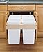 Rev-A-Shelf 27qt Four Bin Top Mount 24in Wide