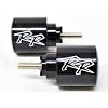 HONDA CBR 600 900 929 954 1000 "RR" ENGRAVED BAR ENDS FRAME SLIDERS