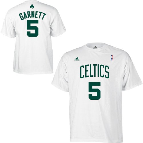 Adidas Boston Celtics Kevin Garnett Game Time T-Shirt Large
