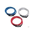 Kryptonite Keeper 712 Combo Cable Bicycle Lock (7mm x 4-Inch, Colors May Vary)