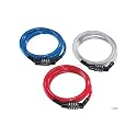 Kryptonite Keeper 712 Combo Cable Bicycle Lock (7mm x 4-Inch, Colors May Vary)