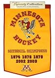University of Minnesota Hockey Felt Championship Banner