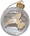 ArtisanStreet's Dove of Peace Ornament. Hand Painted Glass Ball Ornament. One of a Kind, Signed.