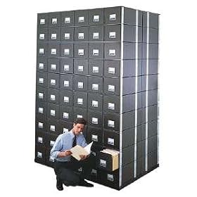 Fellowes 00511 Bankers Box StaxonSteel Storage Drawer - Letter - 6 Pack