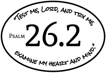 Psalms 26.2 Marathon Bumper Sticker (White)