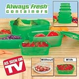 Idea Village Always Fresh Food Containers - Green