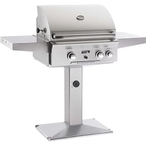 American Outdoor Grill 24 Inch Propane Gas Grill On Pedestal