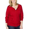 Mossimo&reg; Black Plus Ultrasoft Hoodie Sweater - Red