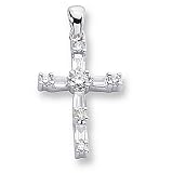 Diamond Multi Stone Cross