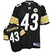 Troy Polamalu Black Reebok NFL Premier Pittsburgh Steelers Jersey - X-Large