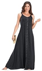 Jacquard Rayon/Viscose Empire   Waistline Floral Print Maxi Dress 