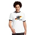 Deutschland Kontrast T-Shirt zur Fussball EM 2012 personalisiert mit eigener R�ckennummer und Wunschname