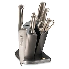 Mundial Future 7-Piece Knife Set with Block