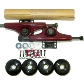  HAVOK Skateboard TRUCKS,WHEELS,BEARINGS,GRIP Pkg Pro Rd